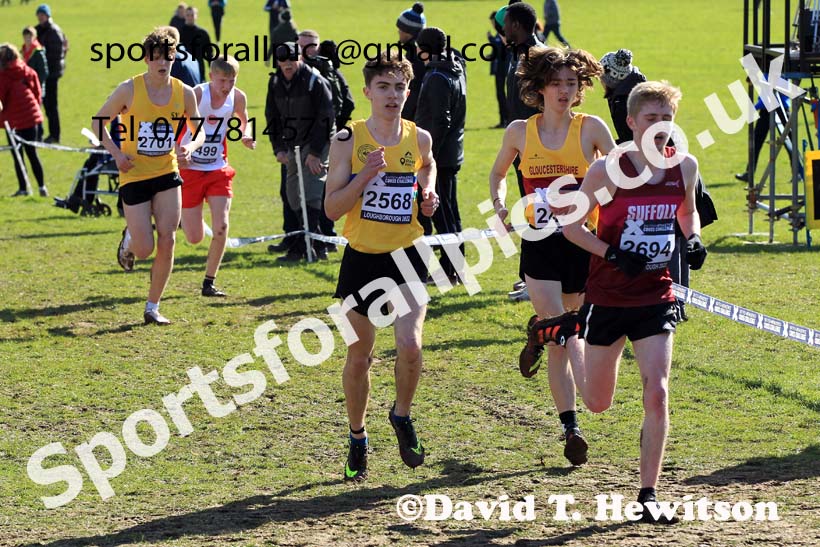 Mens Under-17s 2022 CAU Inter Counties Cross Country, Prestwold Hall, Loughborough.  Photo: David T. Hewitson/Sports for All Pics